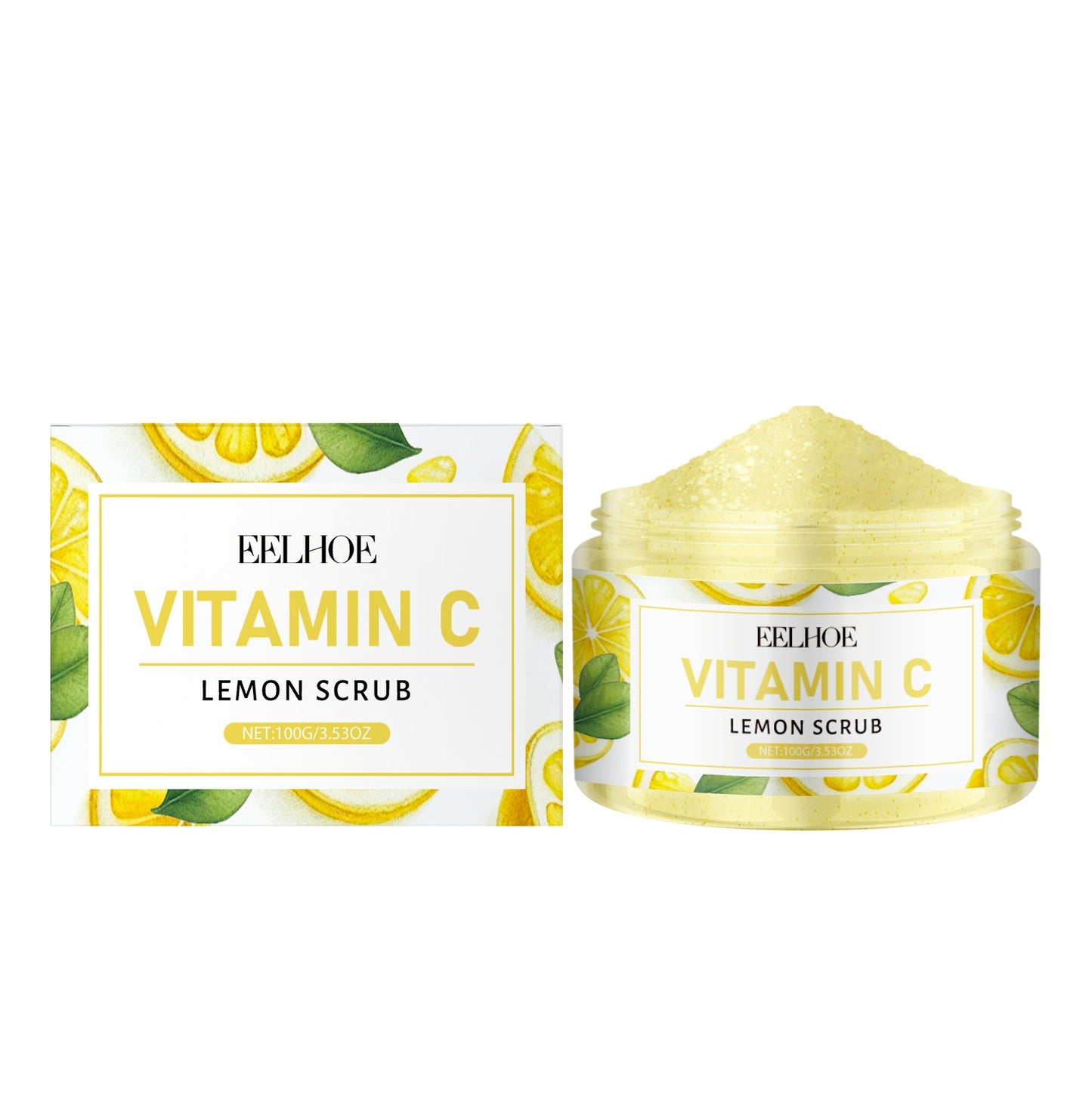 Lemon Exfoliating Body Scrub - 100g Natural Skin Care for Smooth Skin