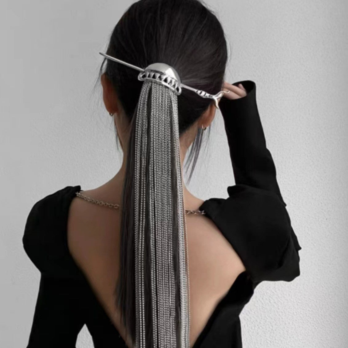 Retro Alloy Ponytail Hairpin