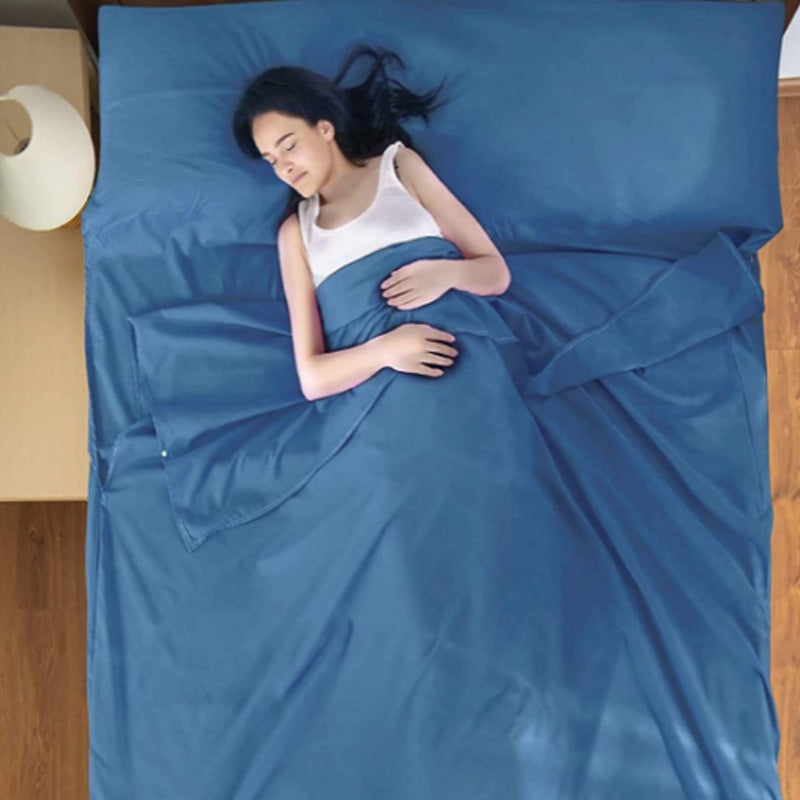 Ultra-Light Cotton Sleeping Quilt Cover - Anti-Dirt Travel Bed Sheet