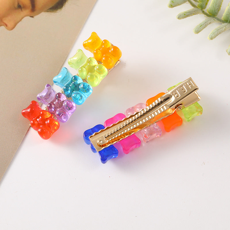 Cartoon Bear Hair Clips for Women - Cute Animal Hair Accessories, Multiple Styles
