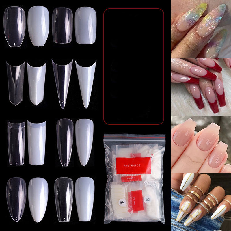 French Pointed Non-Marking Ballet Nail Art Tools - Transparent