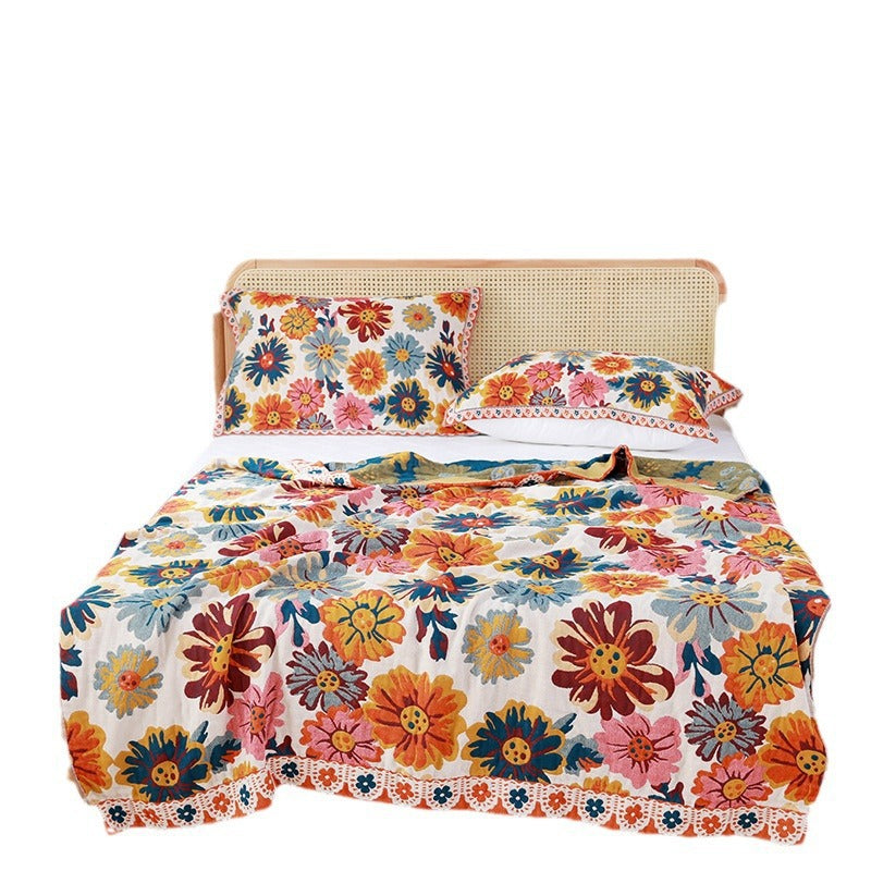 Universal Four Seasons Towel Quilt for Home Bedding