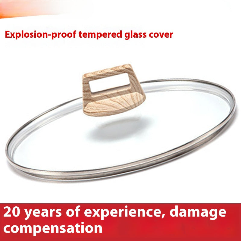 Medical Stone Pot Cover Tempered Glass Kitchen Storage Cover - Multiple Sizes