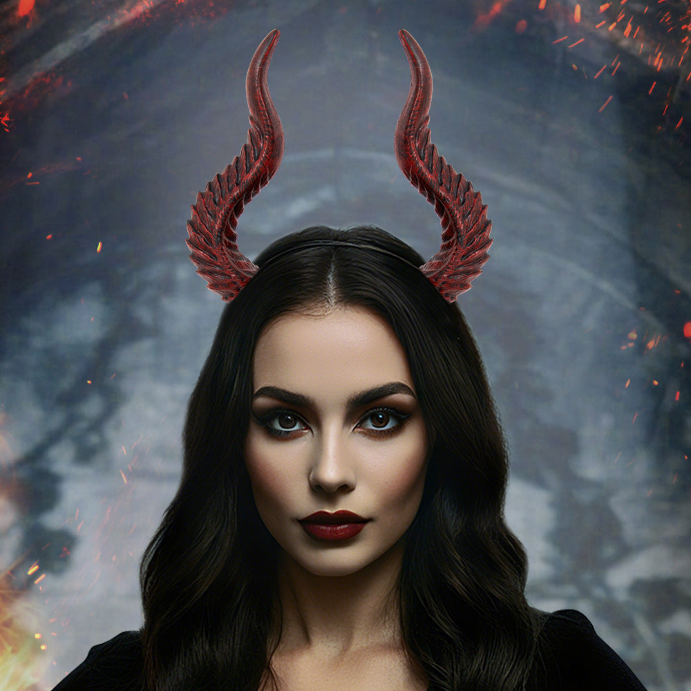 Devil Horn Headband Hair Accessory - Halloween Costume Prop