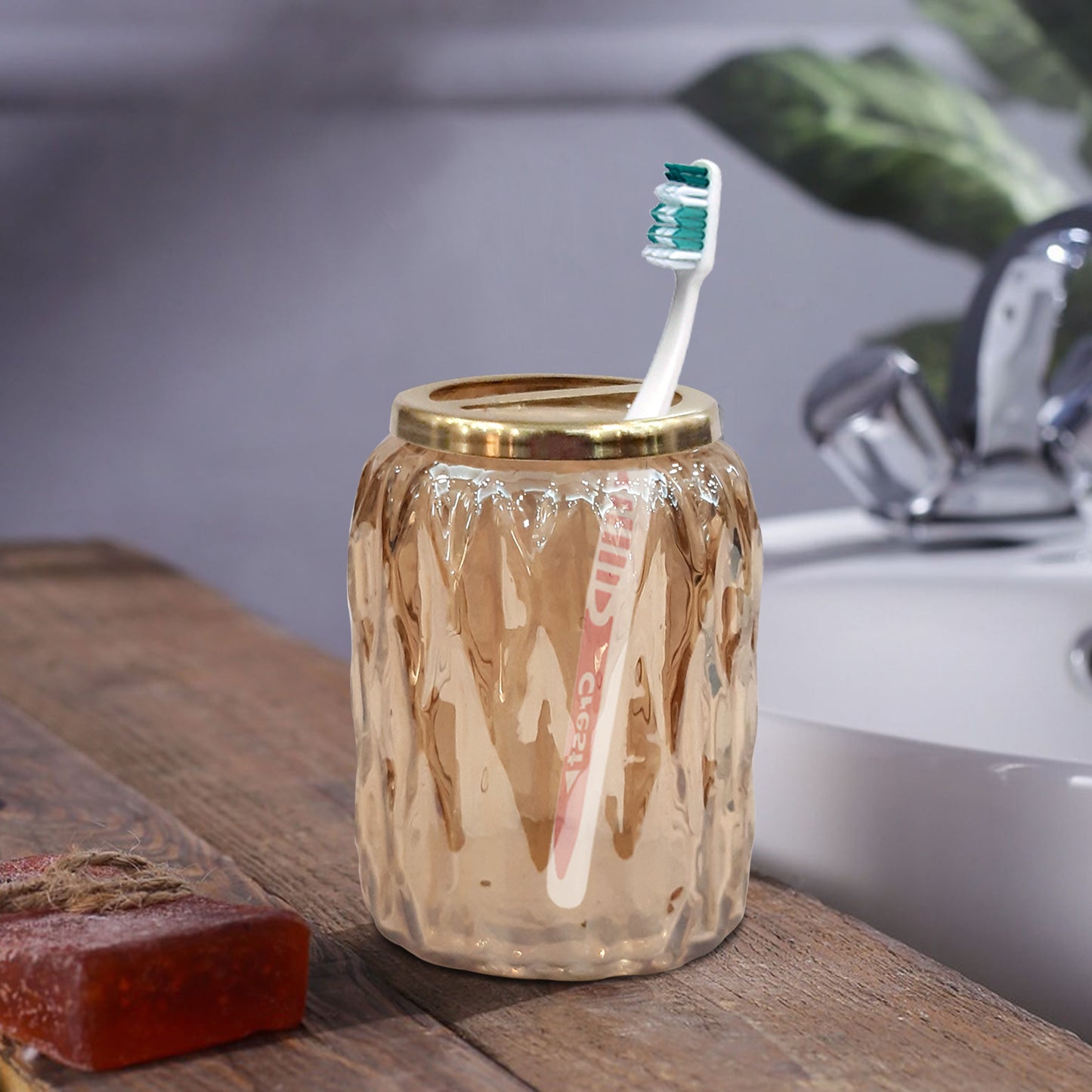 Toothbrush Holder Compact Multi Slot For Toothbrushes, Razors &