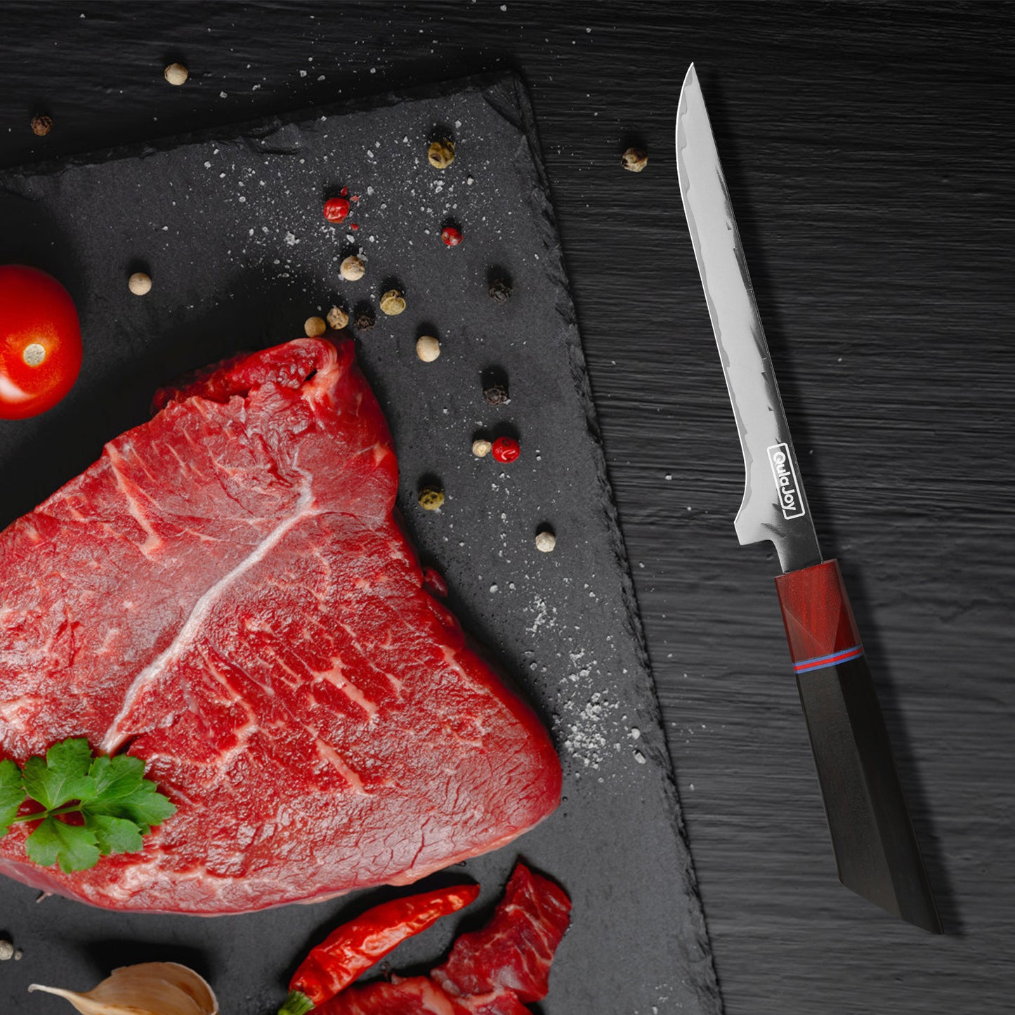 Japanese Boning Knife with Sandalwood Handle - 3-Layer HC Steel
