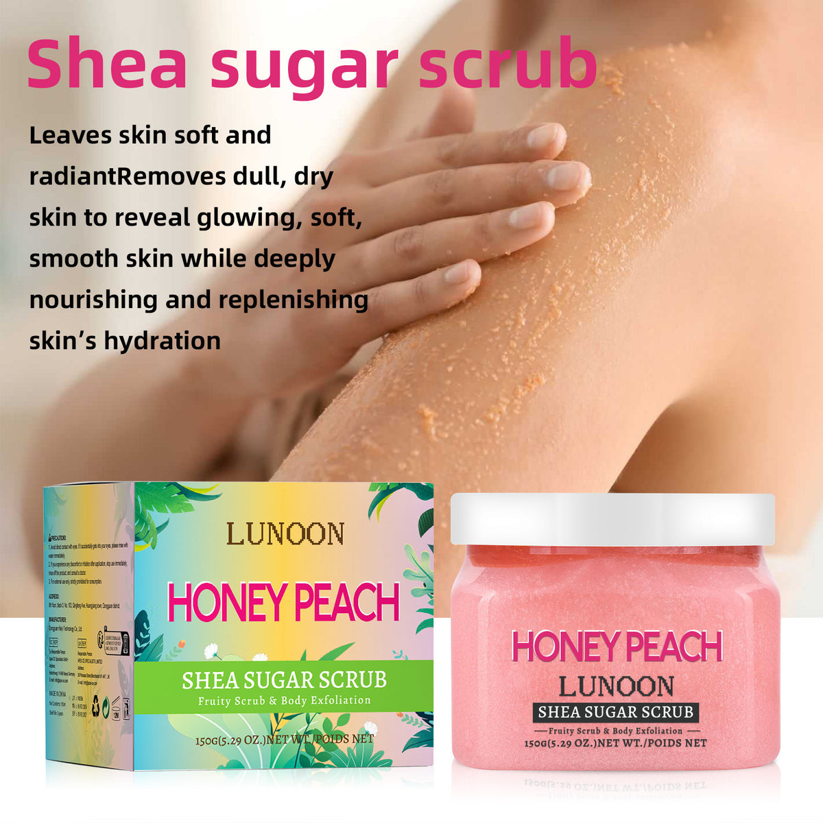 Deep Cleansing Exfoliating Moisturizing Tender Body Scrub Cream