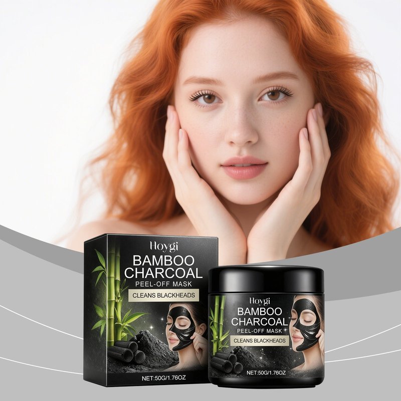 Bamboo Charcoal Tearing Mask - 50g Facial Skin Care Mask for Clear Skin