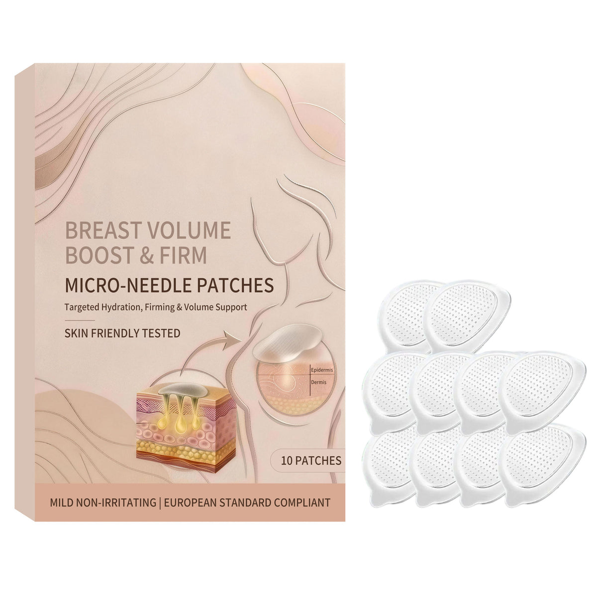 Chest Nursing Adhesive Patches - 10 Pack