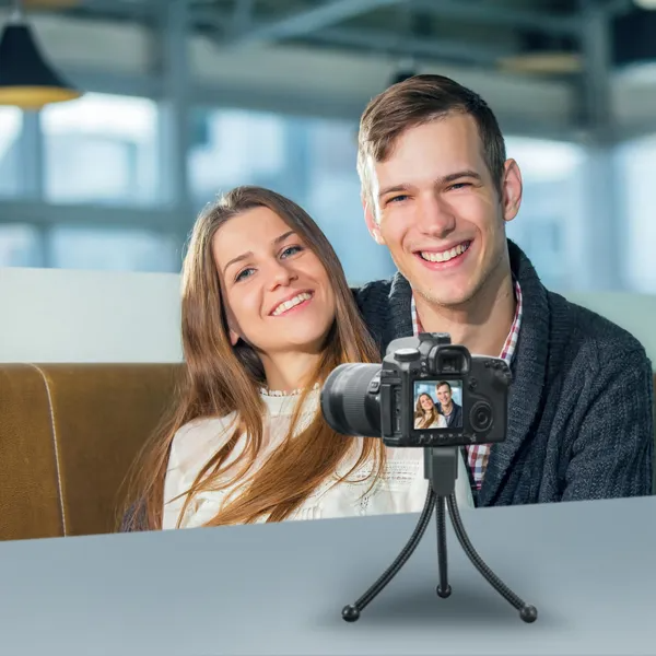 Flexible Tripod Stand for Cameras and Mini Projectors - Black