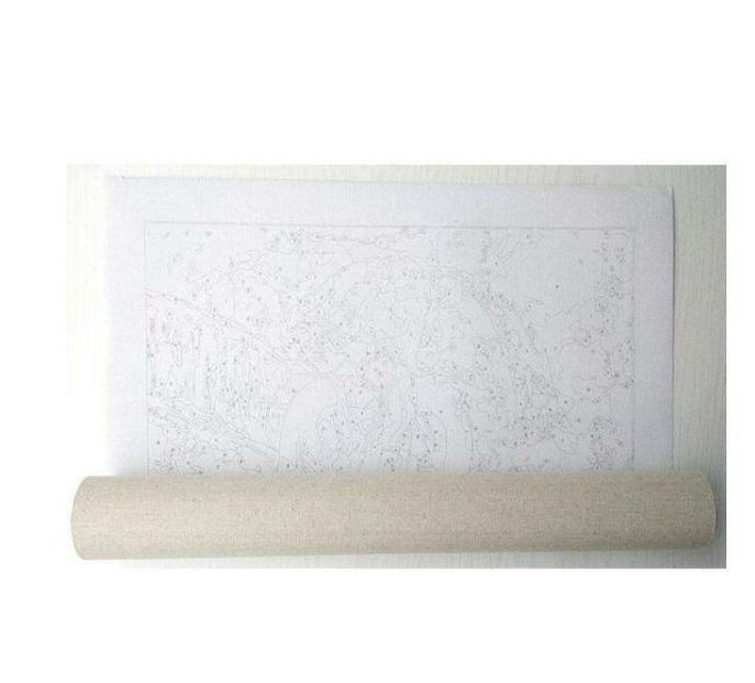 40x50cm DIY Digital Oil Painting Canvas Art with Brush & Paint Set