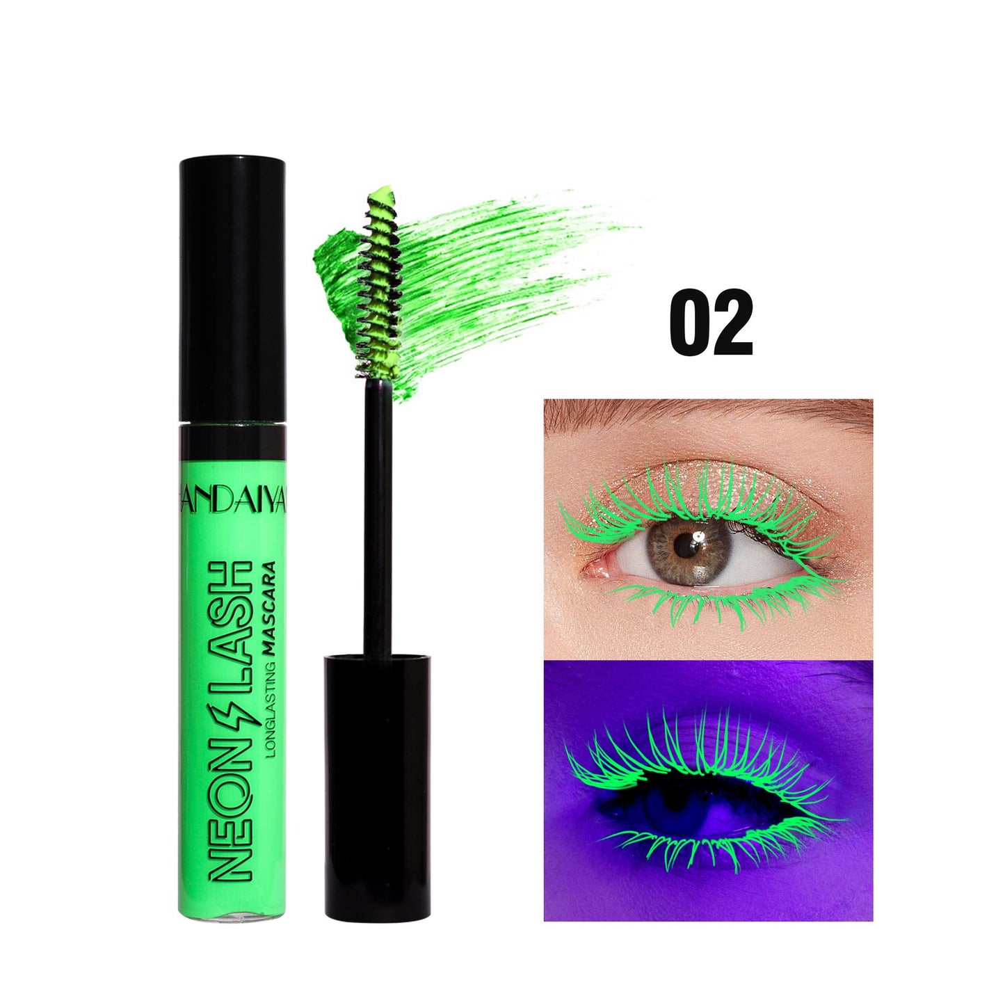 Long-Lasting Waterproof Lengthening Curling Mascara - Smudge-Proof