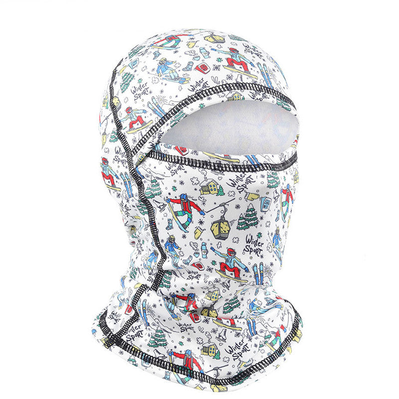 Kids Ski Face Protection Headgear Set
