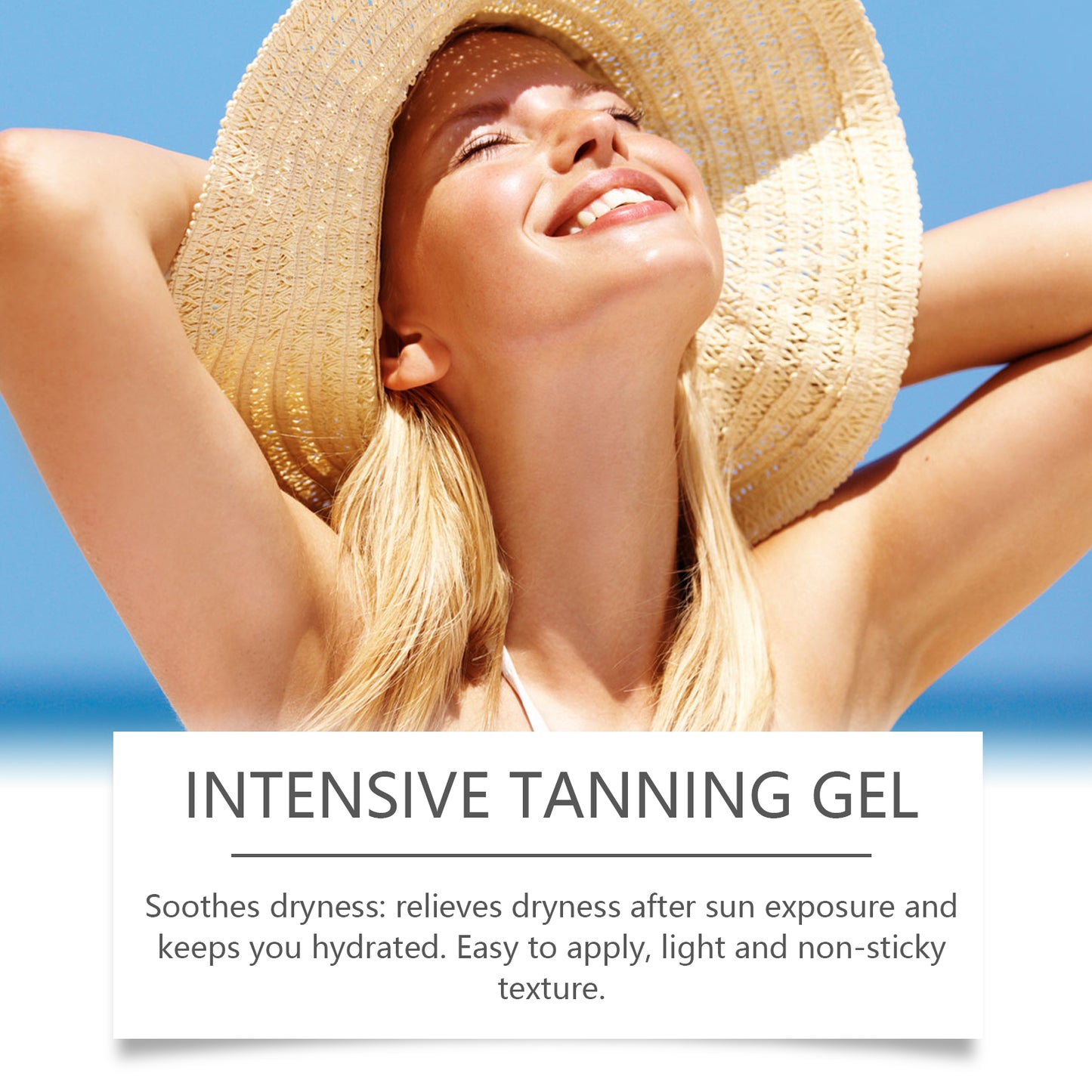 Carrot Black Tanning Gel - Moisturizing Body Bronzer with Vitamin E