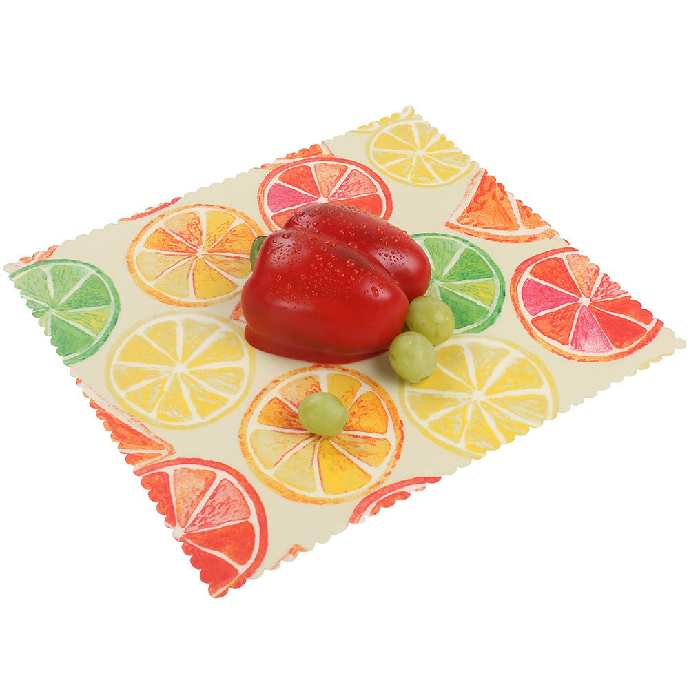 Reusable Organic Cotton Beeswax Food Wraps - Eco-Friendly Kitchen Food Storage