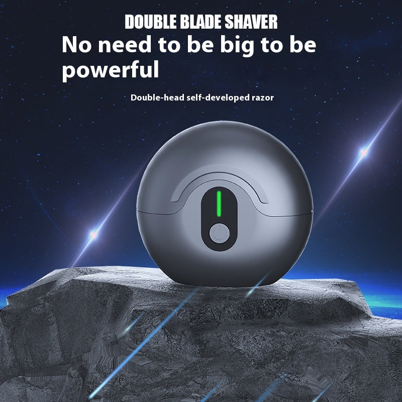 Portable Waterproof Electric Shaver - Black And Gray