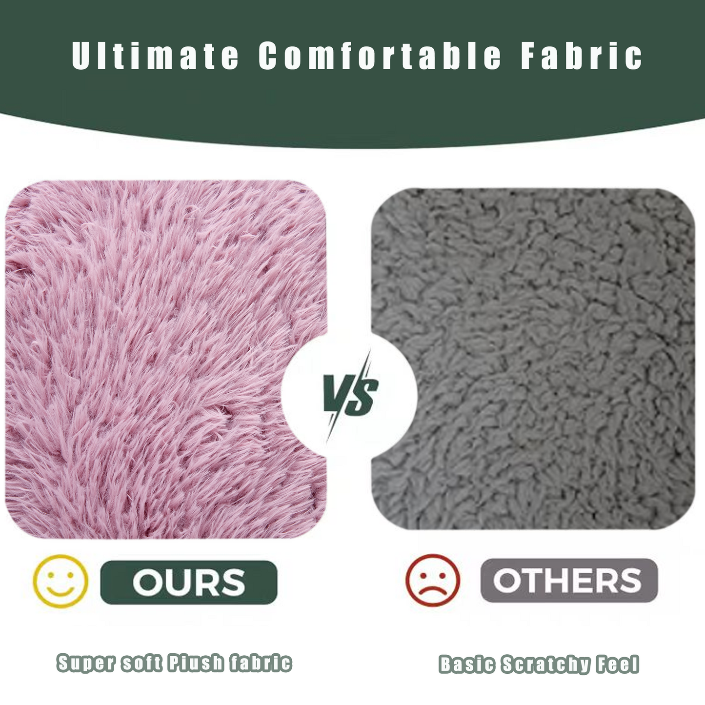 Adjustable Lazy Sofa Bed - Plush Fabric, Pink