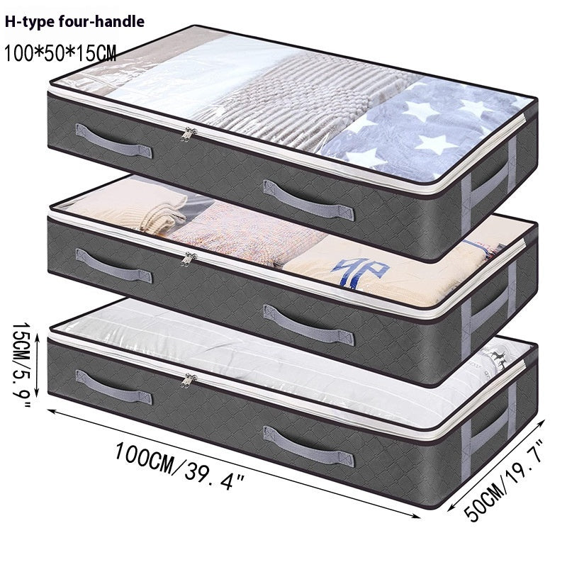 Foldable Large Capacity Moisture-Proof Clothes and Quilt Storage Bag
