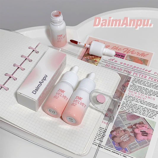 Moisturizing Lip Lacquer Set - Full Lips Non-Fading Color 3.5g