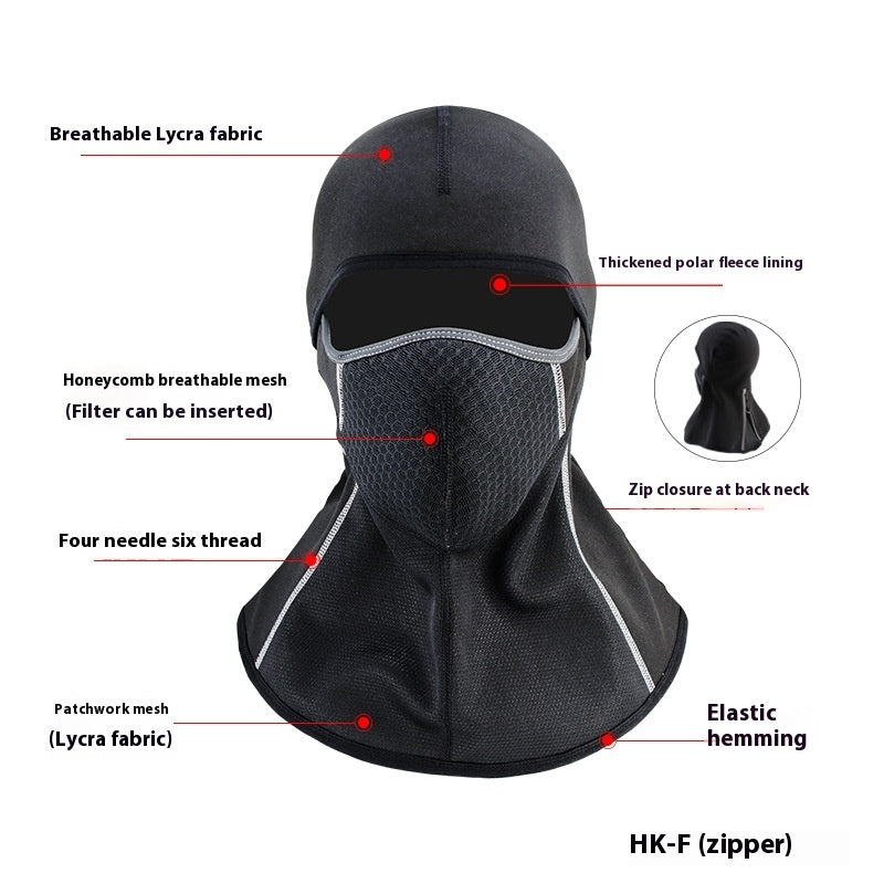 Windproof Cycling Mask - Waterproof Winter Hood