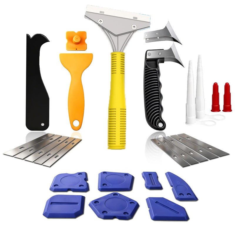 5-Piece Silicone Caulking Tool Set for Kitchen & Bathroom Sealing
