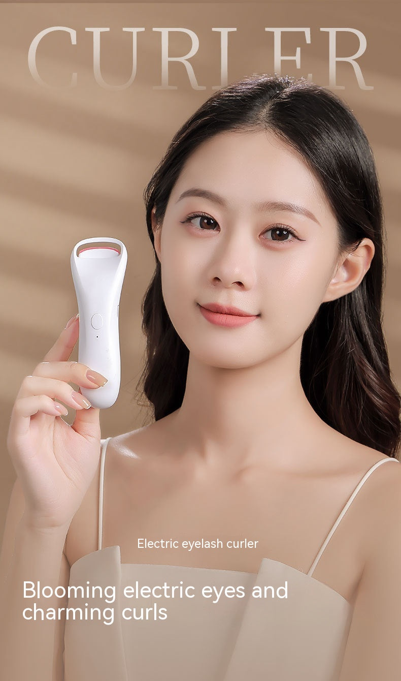 Electric Eyelash Curler with Temperature Control & USB Charging