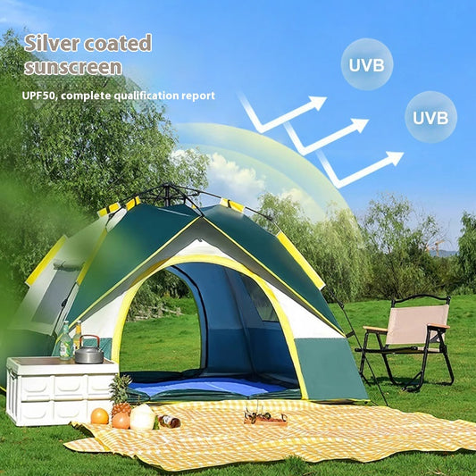 Automatic Camping Tent for 3-4 People - Quick Open Design