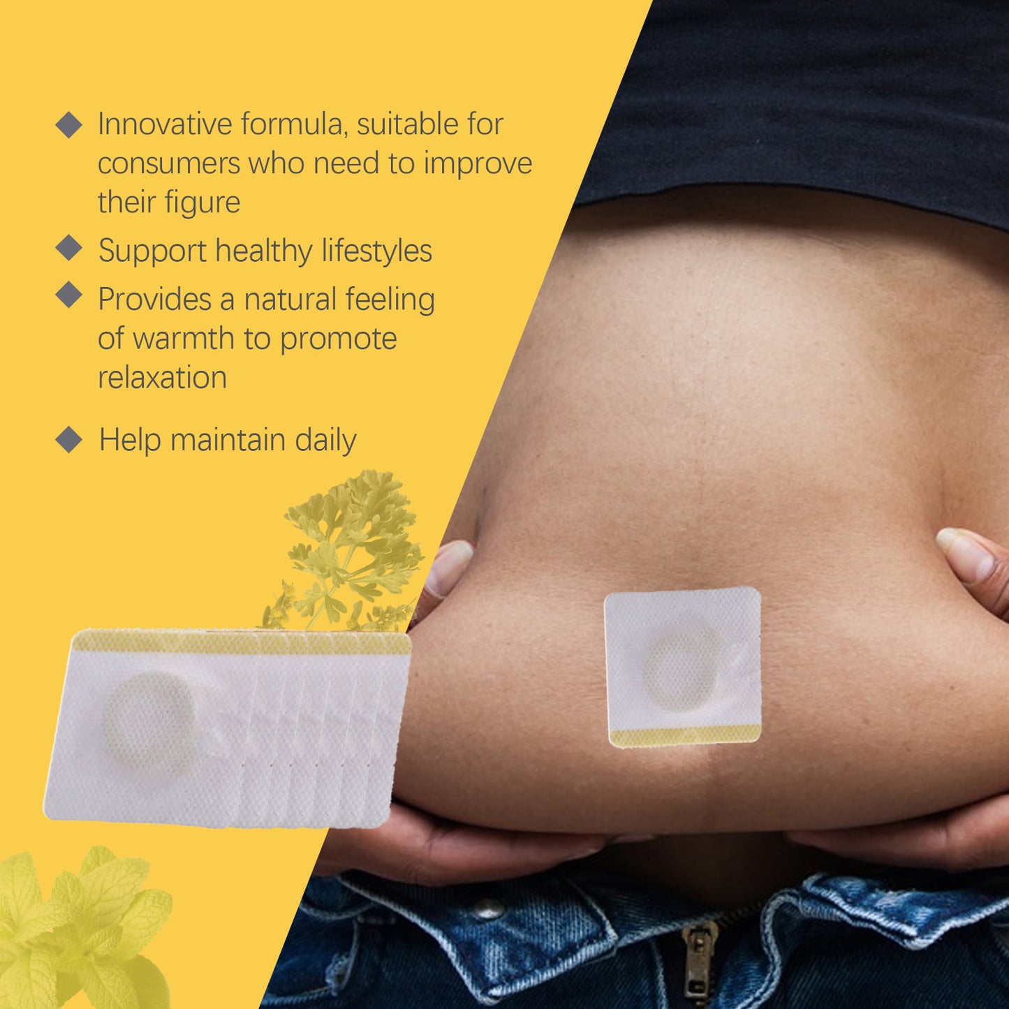 Bee Venom Slimming Patch - 7 Pack Abdominal Body Shaping Stickers