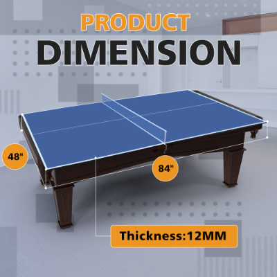 7ft Foldable Ping Pong Conversion Top for Indoor Games