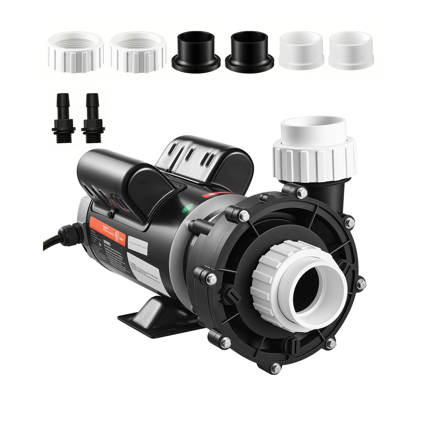 2.5HP Spa Pump for Hot Tubs - 2 Speed Water Circulation Pump 230V