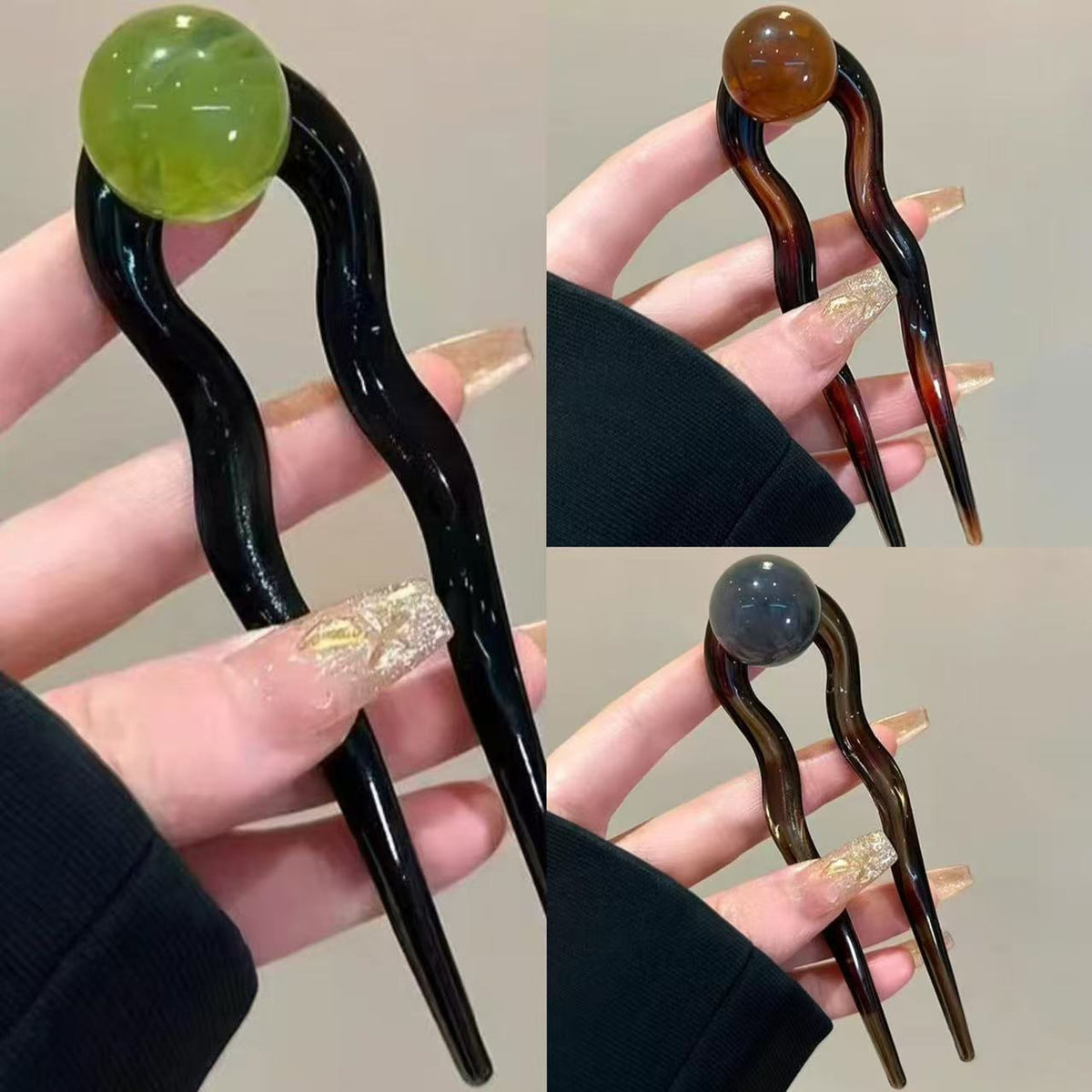 Retro U-Shaped Hair Pin Barrettes - Simple Hair Accessories