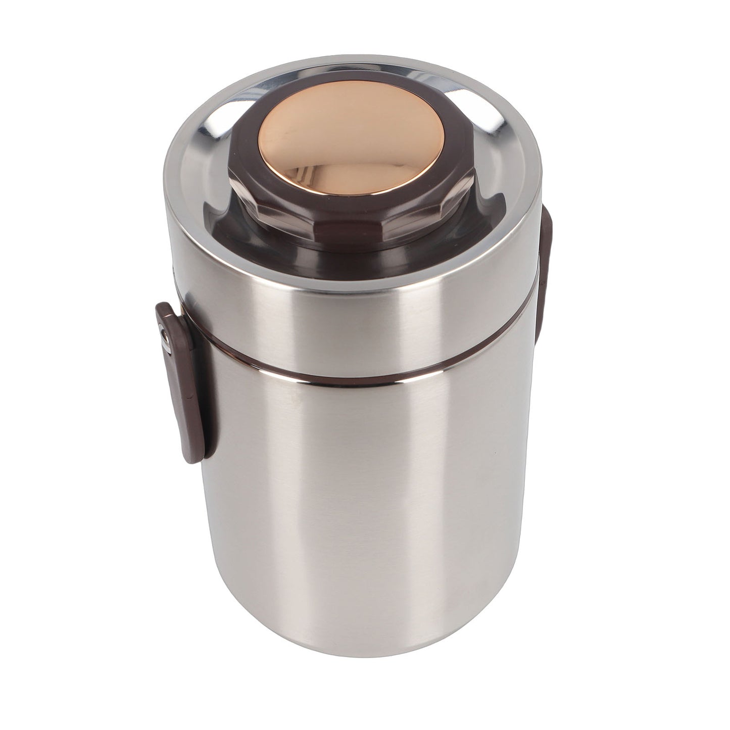Vacuum Insulated Food Jar - 2000ml Stainless Steel 3-Tier Container