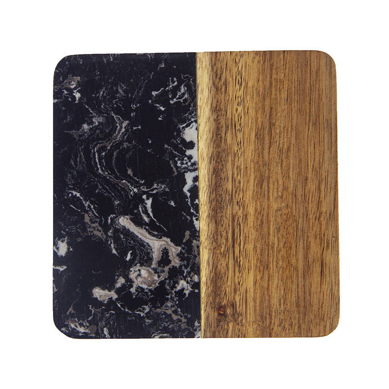Heat-Resistant Marble Cup Coaster Pad for Dinnerware - Modern Style