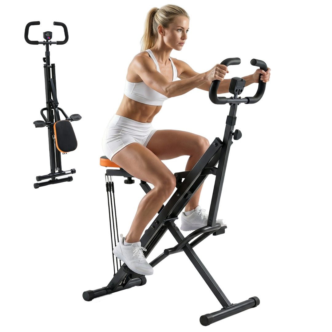 Foldable Home Squat Machine with Adjustable Resistance - 330 lbs