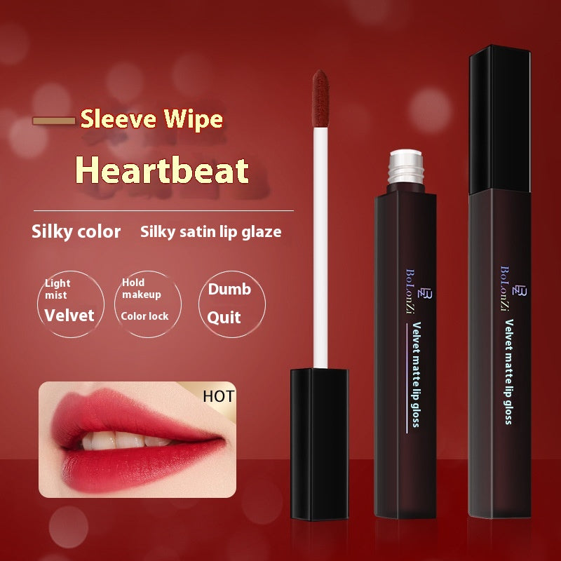 Long Lasting Matte Lip Lacquer - Velvet Finish, 2g, Multiple Colors