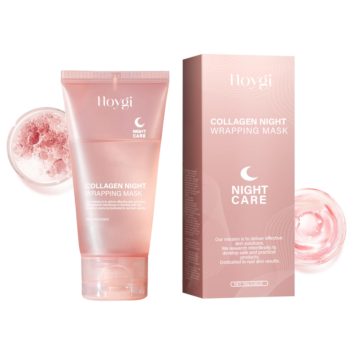 Collagen Tear-Off Facial Mask - Moisturizing & Exfoliating Skin Care