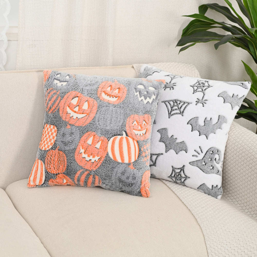 Luminous Halloween Pillow Cover Set - 45x45cm Nordic Home Decor