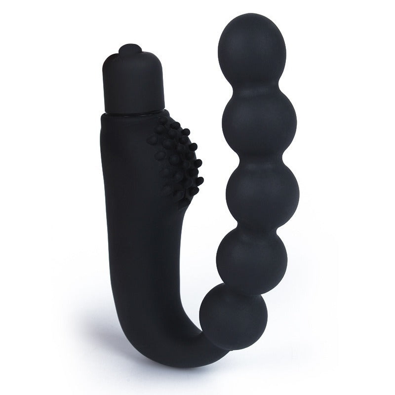 Silicone Prostate Massager with Vibration - Flexible Ergonomic Design