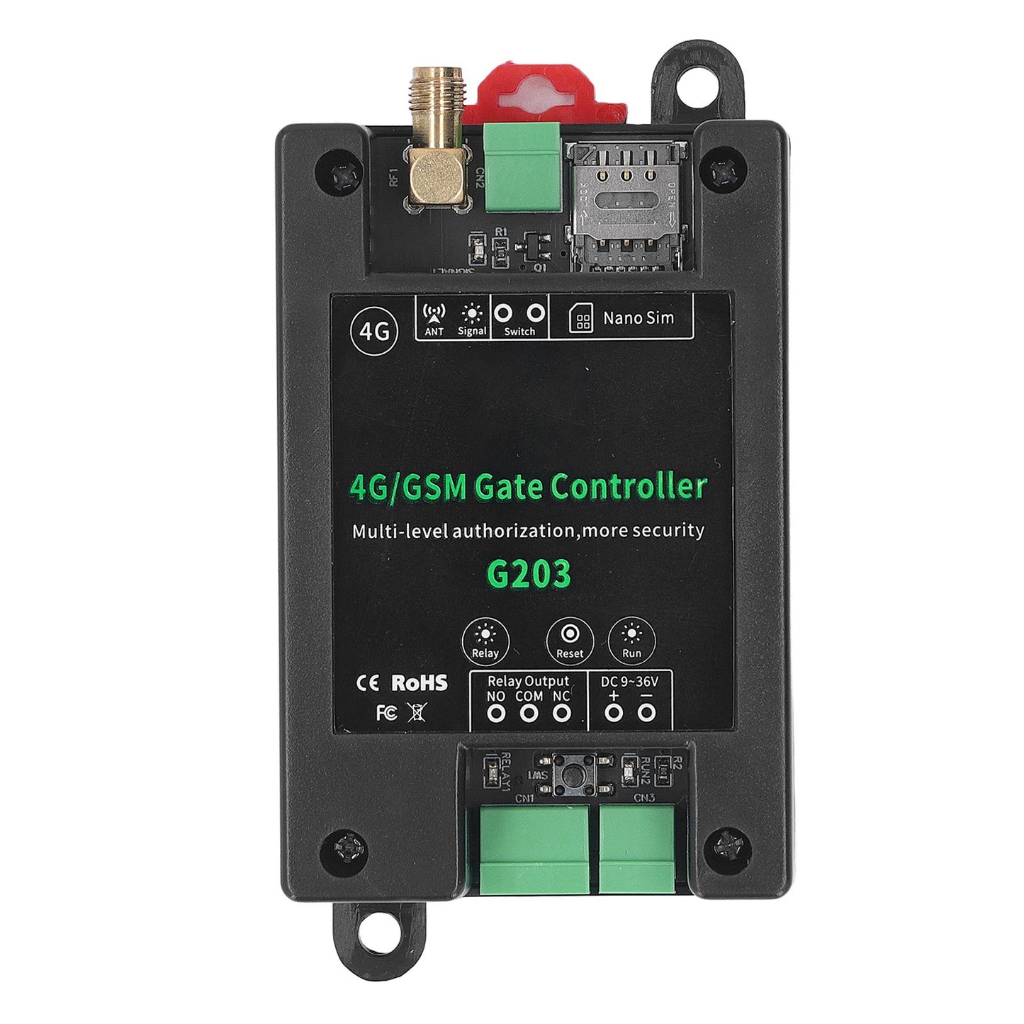 G203 GSM Gate Opener - 3G/4G Remote Controller for Garage Doors