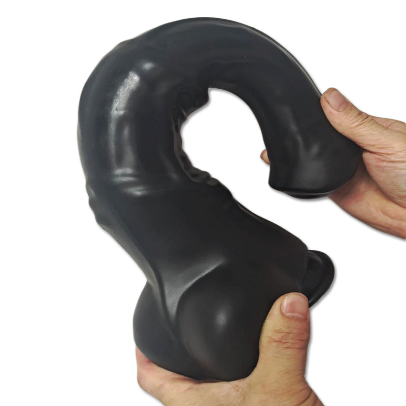 41cm Extra Long Hippo Shaped Toy for Kids and Adults - PVC Simulation