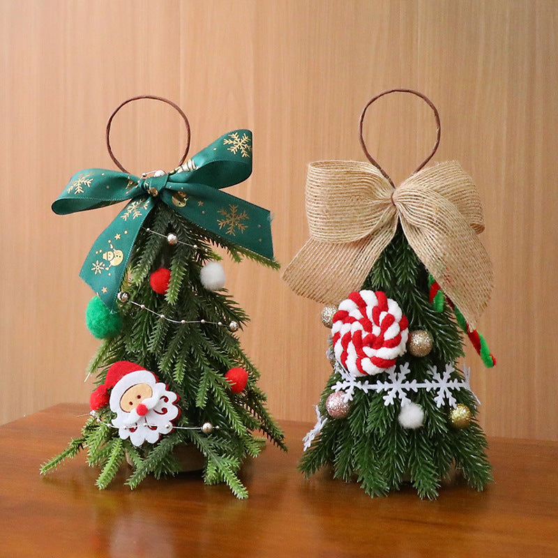 Mini Christmas Tree Ornaments Set - Holiday Decorations for Home & Party, 21cm