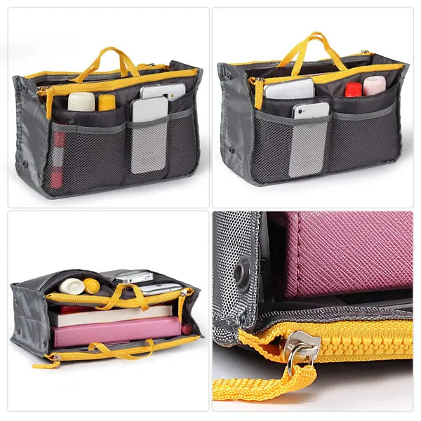 Women Lady Travel Insert Handbag Organiser Makeup Bags Toiletry Purse