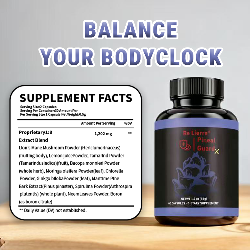 Pineal Guard Brain Support Supplement - Memory & Focus Vitamins - 60 Capsules