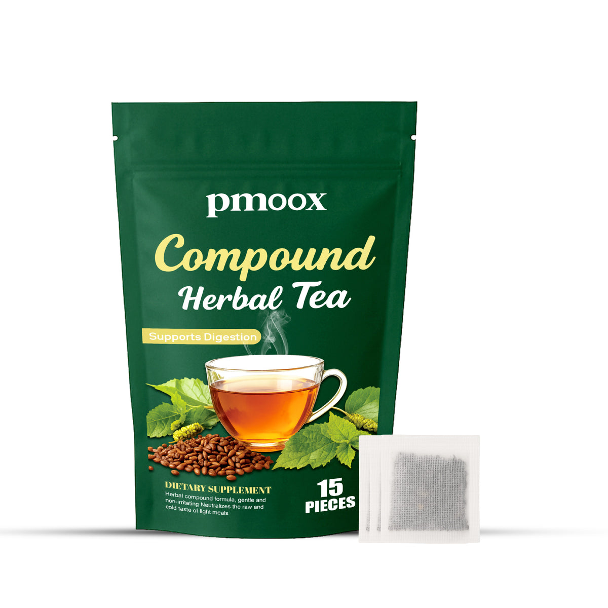 Herbal Digestive Tea - Mulberry & Cassia Seed, 15 Pieces