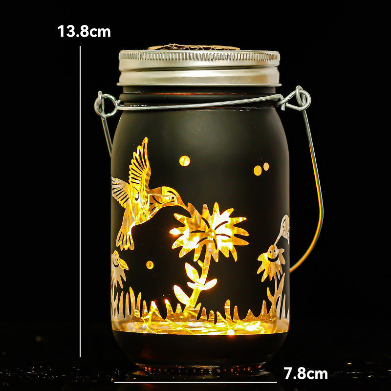 Outdoor Waterproof Night Lamp for Garden Patio Yard - Round 13.8x7.8cm
