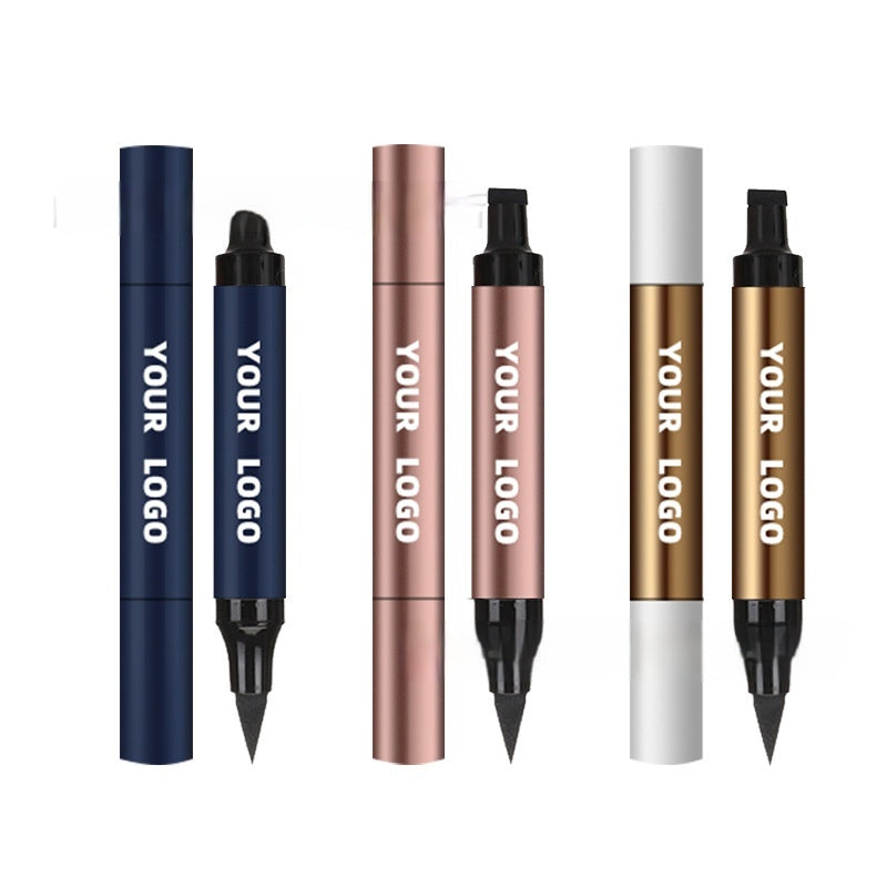 Liquid Eyeliner Seal Pen Set - Heart, Star, Smile Stamp & More - 4ml