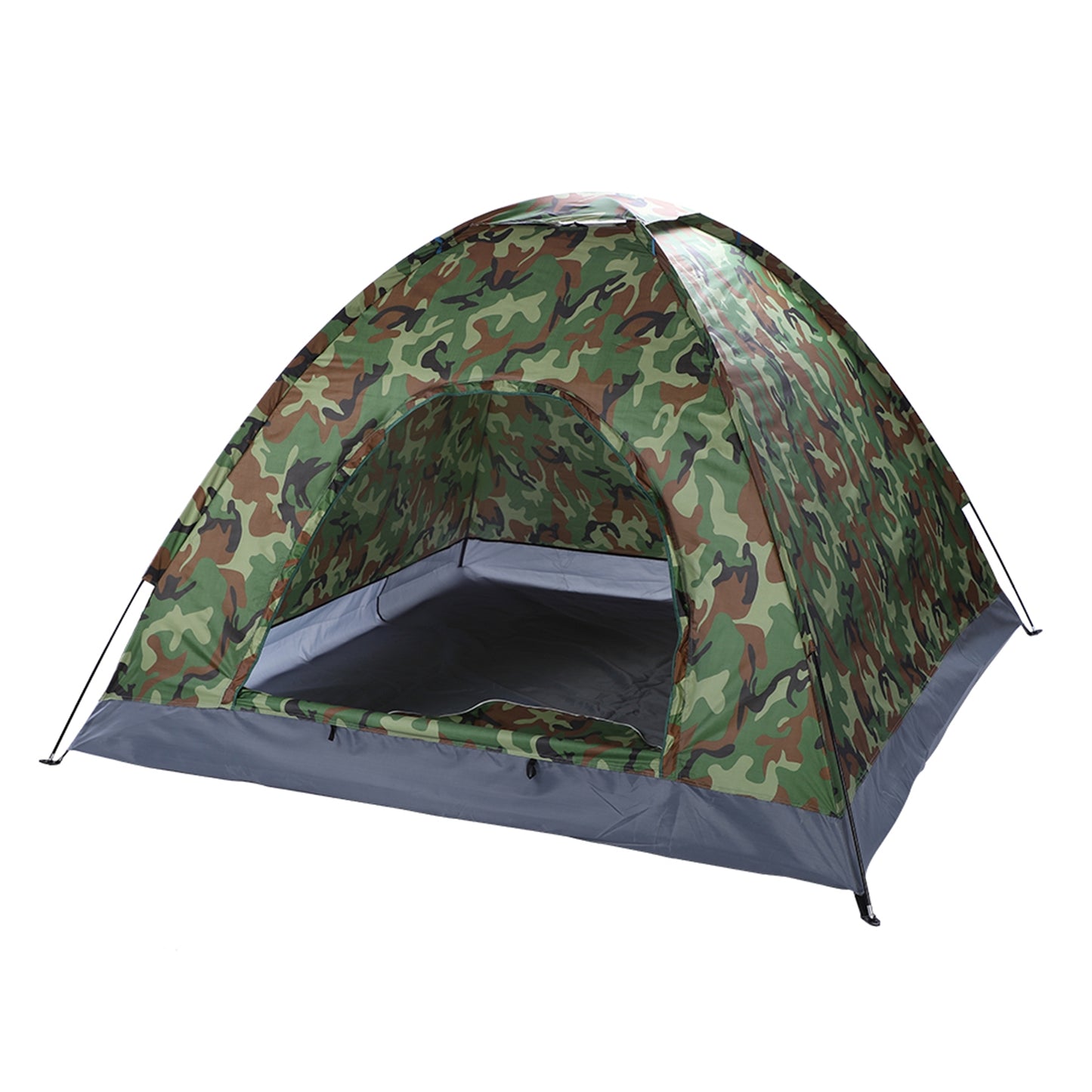 3-4 Person Camouflage Portable Camping Dome Tent