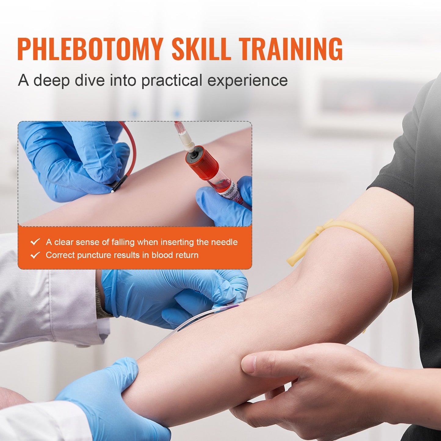 IV Practice Kit - High-Fidelity Venipuncture Training Arm
