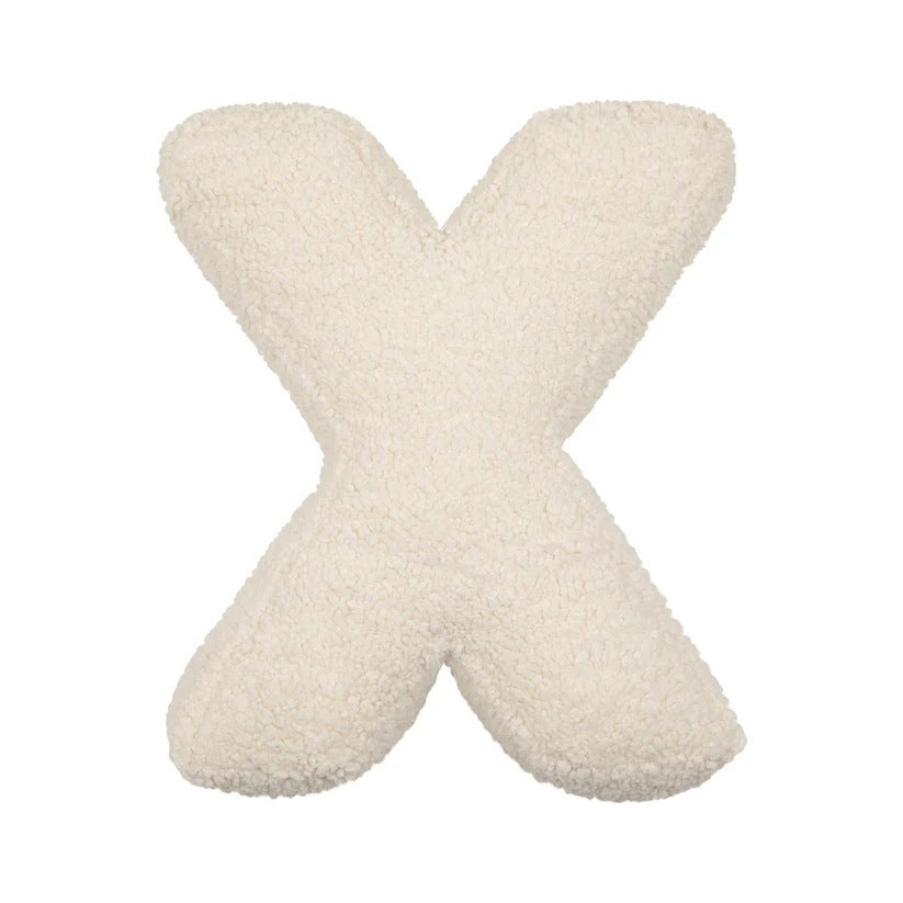 Kids Solid Color Lambswool Pillow Toddler Sleep Cushion Modern Home Decor