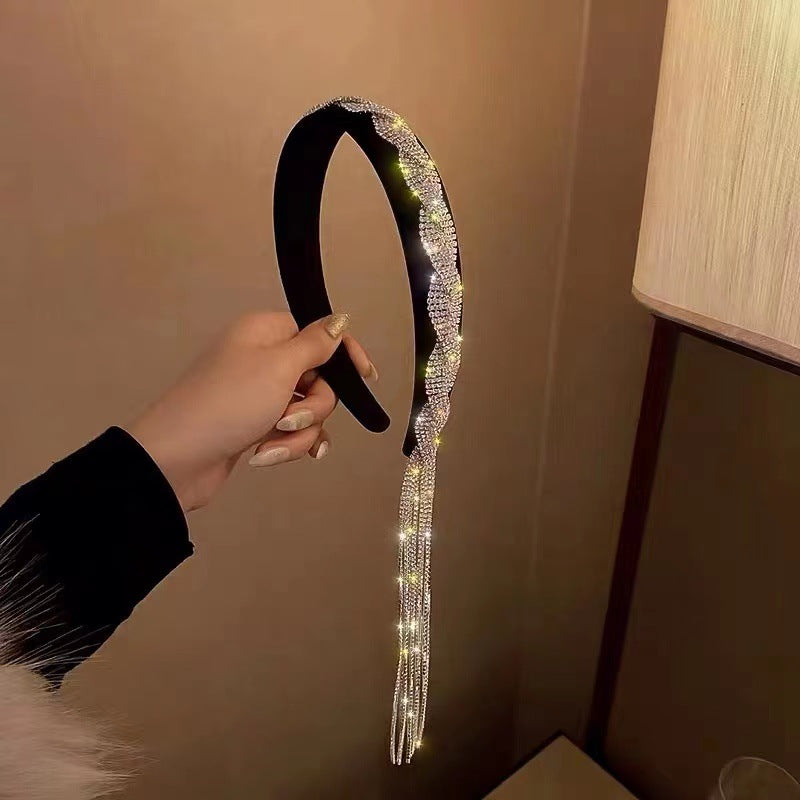 Rhinestone White Headband